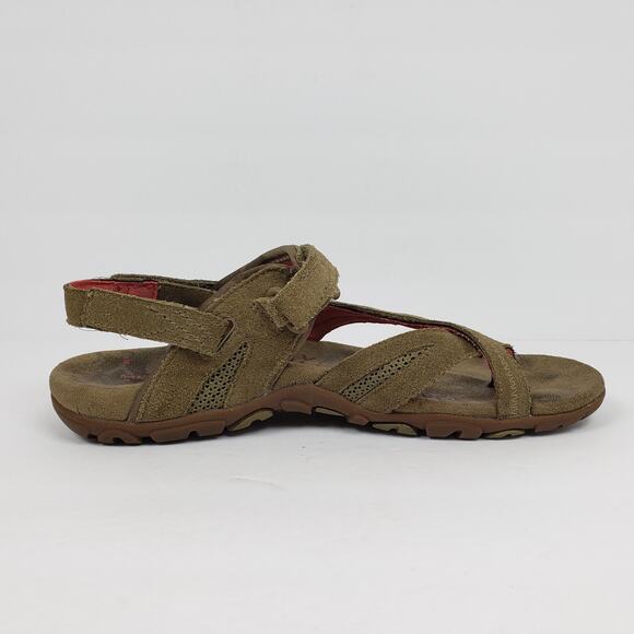 Merrell Kangaroo Sport Womens Size 8 Brown Suede Outdoors Sandals J598000 - Picture 4 of 11